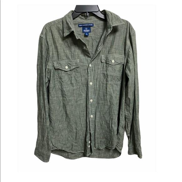 Old Navy Other - Old navy Money green Button Down Shirt